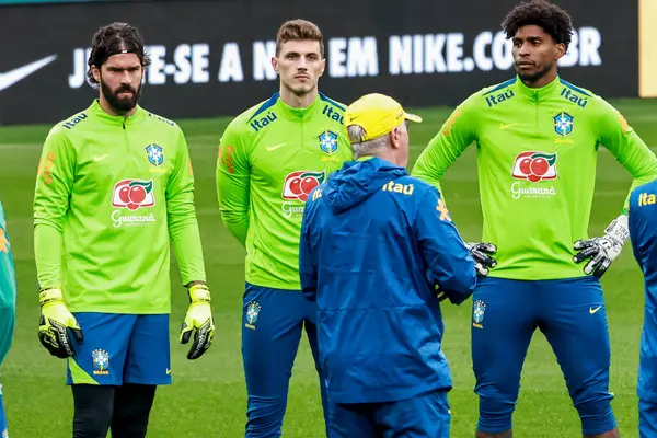 Sao Paulo (sp) Brazil 06 / 09 / 2025 carlo ancelotti, Brezilyalı milli takım antrenmanına Sao Paulo 'daki Neo Quimica Arena' da (sp) liderlik ediyor. (leco viana / the newws2)