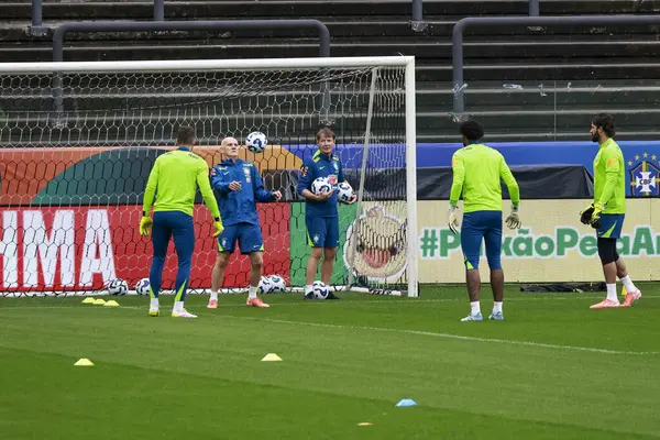 Sao Paulo (sp) Brazilya 06 / 09 / 2025 Brezilya Milli Takımı antrenmanı sırasında Sao Paulo 'daki Neo Quimica Arena' da (sp) bu pazartesi. Takım 2026 Dünya Kupası elemelerinde Paraguay ile karşılaşmaya hazırlanıyor (leco viana / thenews2)
