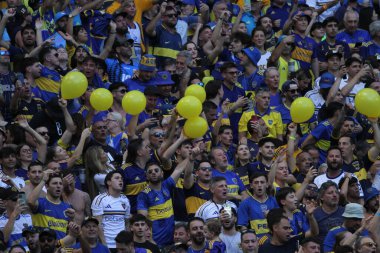 Miami, Florida, ABD: 16 Haziran 2025 - Miami 'deki Hard Rock Stadyumu' nda oynanan Fifa Dünya Kulüpler Kupası 'nın grup aşamasında Boca Jr ve sl Benfica arasındaki futbol maçında taraftarlar. (niyi fote / the new ws2)