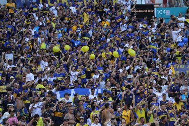 Miami, Florida, ABD: 16 Haziran 2025 - Miami 'deki Hard Rock Stadyumu' nda oynanan Fifa Dünya Kulüpler Kupası 'nın grup aşamasında Boca Jr ve sl Benfica arasındaki futbol maçında taraftarlar. (niyi fote / the new ws2)