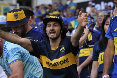 Miami, Florida, ABD: 16 Haziran 2025 - Miami 'deki Hard Rock Stadyumu' nda oynanan Fifa Dünya Kulüpler Kupası 'nın grup aşamasında Boca Jr ve sl Benfica arasındaki futbol maçında taraftarlar. (niyi fote / the new ws2)