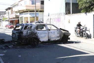 Duque de caxias (rj), 06 / 16 / 2025 - operasyon / manguerinha / rj - askeri polis Mangueirinha kompleksi, duque de caxias, 16 Haziran 2025 'de bir operasyon gerçekleştirdi. (Jose Lucena 2. Bölüm)) 
