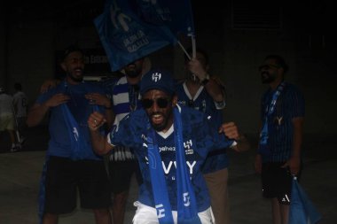 18 Haziran 2025, Miami, Florida, ABD: Gerçek Madrid C.F. arasındaki futbol maçı boyunca taraftarlar Al Hilal, Fifa Dünya Kulüpler Kupası 'nın grup aşamasında Miami' deki Hard Rock Stadyumu 'nda yer alıyor. (niyi fote / the new ws2)