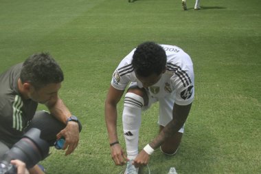 18 Haziran 2025, Miami, Florida, ABD # 11 Madrid Futbol Maçı sırasında gerçek Madrid C.F. Ve Al Hilal, Fifa Dünya Kulüpler Kupası 'nın grup aşamasında Hard Rock Stadyumu' nda (niyi fote / thews2)