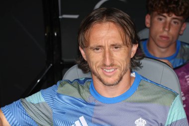 18 Haziran 2025, Miami, Florida gerçek Madrid C.F. arasındaki futbol maçı sırasında Modric Luka. Ve Al Hilal, Fifa Dünya Kulüpler Kupası 'nın grup aşamasında Hard Rock Stadyumu' nda (niyi fote / thews2)