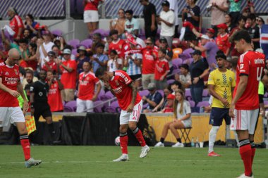 20 Haziran 2025, Orlando, Florida, ABD: di maria Benfica takımları ile sl benfica ve Auckland fc arasında oynanan futbol maçında interter & co Stadyumu 'nda (niyi fote / thews2)