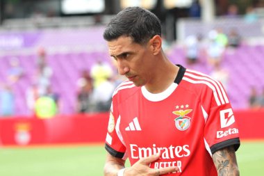 20 Haziran 2025, Orlando, Florida, ABD: di maria of Benfica futbol maçı sırasında sl benfica ve Auckland fc in the phase group in the inter & co stadium, Orlando. (niyi fote / the new ws2)
