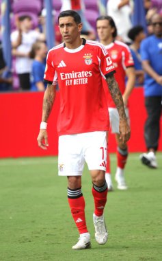 20 Haziran 2025, Orlando, Florida, ABD: di maria of Benfica futbol maçı sırasında sl benfica ve Auckland fc in the phase group in the inter & co stadium, Orlando. (niyi fote / the new ws2)