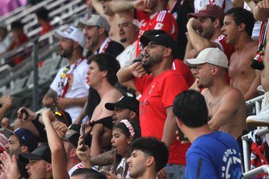 20 Haziran 2025, Orlando, Florida, ABD: Orlando 'daki Inter & co Stadyumu' nda sl benfica ve Auckland FC arasında oynanan futbol maçı taraftarları. (niyi fote / the new ws2)
