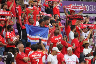 20 Haziran 2025, Orlando, Florida, ABD: Orlando 'daki Inter & co Stadyumu' nda sl benfica ve Auckland FC arasında oynanan futbol maçı taraftarları. (niyi fote / the new ws2)