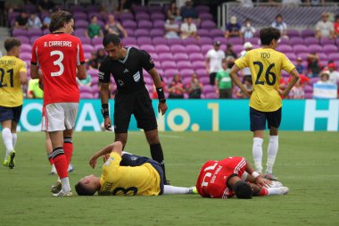 20 Haziran 2025, Orlando, Florida, ABD: Orlando 'daki Inter & co Stadyumu' ndaki faz grubunda sl benfica ve Auckland fc arasındaki futbol maçı (niyi fote / thenews2)