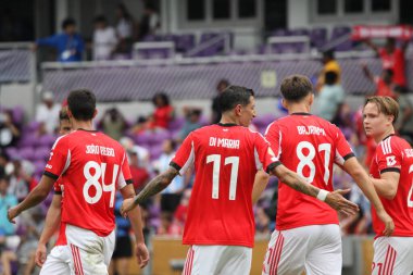 20 Haziran 2025, Orlando, Florida, ABD # 11 Benfica 'nın altıncı golünü kendisi attı ve sl benfica ile Auckland fc (niyi fote / theenews2)
