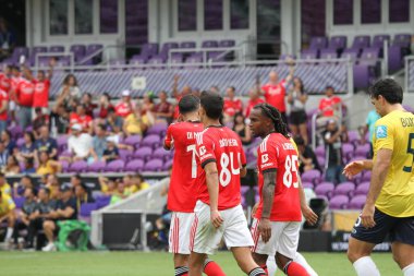 20 Haziran 2025, Orlando, Florida, ABD # 11 Benfica 'nın altıncı golünü kendisi attı ve sl benfica ile Auckland fc (niyi fote / theenews2)