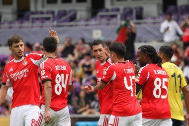 20 Haziran 2025, Orlando, Florida, ABD # 11 Benfica 'nın altıncı golünü kendisi attı ve sl benfica ile Auckland fc (niyi fote / theenews2)