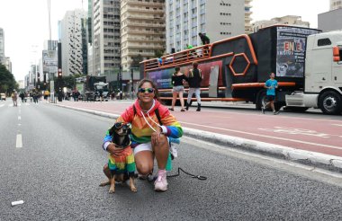 Sao Paulo (SP), Brezilya 06 / 22 / 2025 - Sao Paulo 'nun 29. LGBT + Onur Yürüyüşü, 22 Haziran 2025 Pazar günü Avenida Paulista' da gerçekleşti. (Leco Viana / Newws2) 
