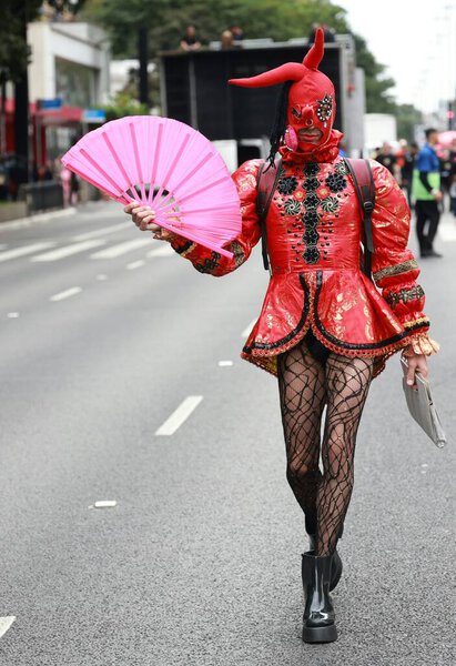 Сао-Паулу (Бразилия) 22 июня 2025 года - 29-й ЛГБТ-прайд Сан-Паулу, который пройдет на Авенида Феллиста в это воскресенье, 22 июня 2025 года. (Leco Viana / Thews2)) 