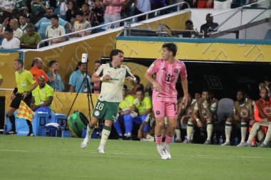 Inter Miami FC Palmeiras 'a karşı: FIFA Dünya Kulüpler Kupası. 23 Haziran 2025, Miami, Florida, ABD: Mauricio # 18 of Palmeiras ikinci gollerini attı ve Inter Miami FC ile Palmeiras (niyi fote / thews2)