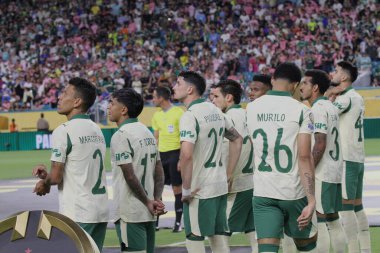 23 Haziran 2025, Miami, Florida, ABD: Inter miami fc ve palmeiras arasında oynanan futbol maçı sırasında Hard Rock Stadyumu 'ndaki Fifa Dünya Kulüpler Kupası' nın son maçında (niyi fote / thenews2)