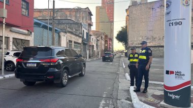Sao Paulo (SP), Brezilya 06 / 25 / 2025 - Cracolandia olarak bilinen orta bölgedeki Rua dos Protestanları üzerinde hareket eden araçların akışı bu Çarşamba günü trafiğe sunuldu. (Oslaim Brito / Tenews2)