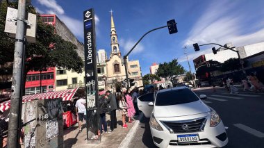 Sao Paulo (SP), Brezilya 06 / 29 / 2025 - Sao Paulo 'daki Praca da Liberdade' de, gastronomi ve geziler için turistleri ve yerlileri bir araya getiren geleneksel bir Japon mahallesi (oslaim brito / theenews2)