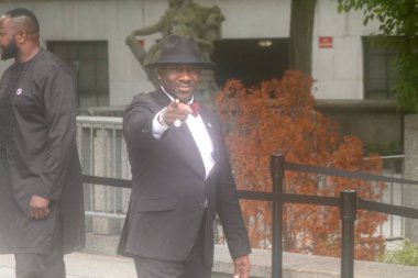 Sean Diddy Combs şantaj komplosundan suçsuz bulundu. 2 Temmuz 2025, New York, ABD Sean Cobs 'un çocuklarının vaftiz babası Sean Diddy Combs' un duruşmasında.