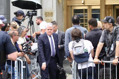 Sean Diddy Combs şantaj komplosundan suçsuz bulundu. 2 Temmuz 2025, New York, ABD: 5 suçlamanın 2 'sinde suçlu bulunan Sean Diddy Combs' un davası sırasında kalabalığın ve medyanın kesiti (niyi fote / theenews2)