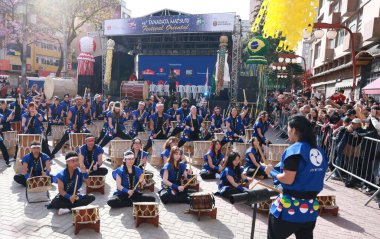 Sao Paulo (sp), Brezilya 07 / 05 / 2025 - 46. Tanabata matsuri - 5 ve 6 Temmuz 2025 tarihlerinde Sao Paulo 'daki Liberdade Mahallesi ve komşu caddelerde düzenlenmiştir. (leco viana / the newws2)
