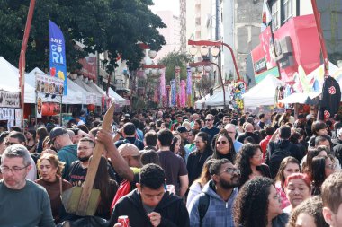Sao Paulo (sp), Brezilya 07 / 05 / 2025 - 46. Tanabata matsuri - 5 ve 6 Temmuz 2025 tarihlerinde Sao Paulo 'daki Liberdade Mahallesi ve komşu caddelerde düzenlenmiştir. (leco viana / the newws2)