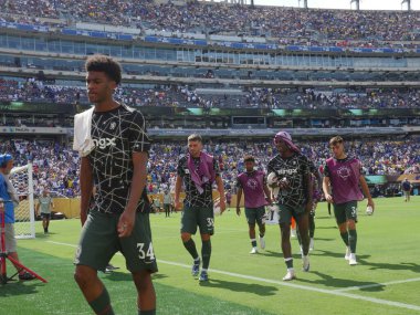 Chelsea, Fifa Dünya Kupası 2025 yarı finallerinde fluminense 'i yendi. 8 Temmuz 2025, New Jersey, ABD: Chelsea oyuncuları futbol maçından sonra taraftarlarıyla fluminense 'e karşı zaferlerini kutluyorlar (niyi fote / thews2)