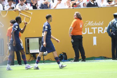 psg vs Real Madrid: Yarı finaller Fifa Dünya Kulüpler Kupası 2025. 9 Temmuz 2025, New Jersey, ABD # 10 of psg, Paris Saint Germain ve Real Madrid (niyi fote / theenews2)