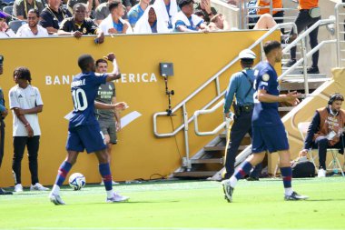 psg vs Real Madrid: Yarı finaller Fifa Dünya Kulüpler Kupası 2025. 9 Temmuz 2025, New Jersey, ABD # 10 of psg, Paris Saint Germain ve Real Madrid (niyi fote / theenews2)