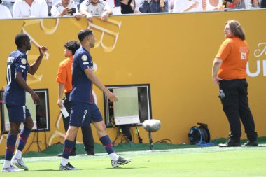 psg vs Real Madrid: Yarı finaller Fifa Dünya Kulüpler Kupası 2025. 9 Temmuz 2025, New Jersey, ABD # 10 of psg, Paris Saint Germain ve Real Madrid (niyi fote / theenews2)