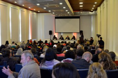 Porto Alegre (RS), Brezilya 10 Temmuz 2025 Rektörlüğü Rio Grande do Sul Federal Üniversitesi 'nde Sosyal Katılım Uzatma Planının başlatılması (UFRGS) (Çello oliver / thenews2)