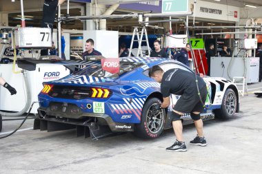 Sao Paulo (SP), Brezilya 7 / 10 / 2025 Movement in the Rolex 6 Hours of Sao Paulo pit, in the Fifth of the FIA WEC (Dünya Dayanıklılık Şampiyonası), which 's taken at the Jose Carlos Pace racetrack (leco viana / thenews2)