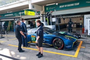 Sao Paulo (SP), Brezilya 7 / 10 / 2025 Movement in the Rolex 6 Hours of Sao Paulo pit, in the Fifth of the FIA WEC (Dünya Dayanıklılık Şampiyonası), which 's taken at the Jose Carlos Pace racetrack (leco viana / thenews2)