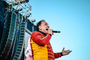 Belo Horizonte (MG), Brezilya 07 / 12 / 2025 Kültür 40 yıldır yollarda kutlanan grup, Bikini Life Begins 'i 40 turda Prime Rock Brasil' e getirdi..