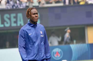 13 Temmuz 2025, New Jersey, ABD: Chelsea ve psg arasındaki futbol maçı New Jersey 'deki Metlife Stadyumu' nda oynanan Fifa Dünya Kulüpler Kupası 2025 finali için geçerlidir. Chelsea 3-0 kazandı. (niyi fote / the new ws2)