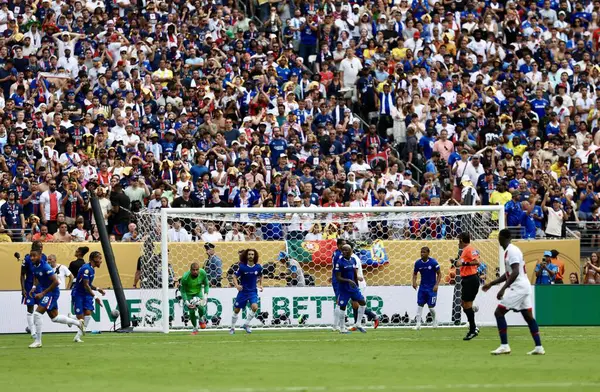 13 Temmuz 2025, New Jersey, ABD: Chelsea ve psg arasındaki futbol maçı New Jersey 'deki Metlife Stadyumu' nda oynanan Fifa Dünya Kulüpler Kupası 2025 finali için geçerlidir. Chelsea 3-0 kazandı. (niyi fote / the new ws2)
