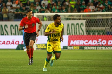 Sao Paulo (sp), Brazil 07 / 16 / 2025 - oynsol 'den danielzinho, Brezilya futbol şampiyonasının 14. turu için palmeiras ve mirassol arasında oynanan maçta (leco viana / thenews2)