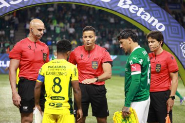 Sao Paulo (SP), Brezilya 7 / 16 / 2025 - Brezilya Futbol Şampiyonası 14. turu için Palmeiras ve Mirassol arasında, 16 Temmuz 2025 Çarşamba akşamı Allianz Parque 'da (leco viana / thenews2)