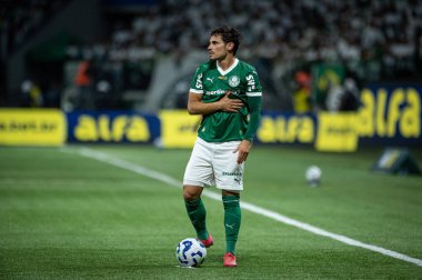 Sao Paulo (sp), Brezilya 07 / 16 / 2025 - Raphael veiga, Brezilya Futbol Şampiyonası 'nın 14. turunda, bu Çarşamba gecesi, 16 Temmuz 2025 tarihinde, allianz Parque' da (ronaldo barreto / thenews2)