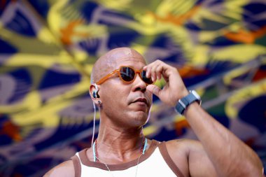 Caique vidal & batuque, New York 'taki Brezilya haftası için yazın canlı performans sergiliyor. 17 Temmuz 2025, New York, ABD (niyi fote / theenews2)