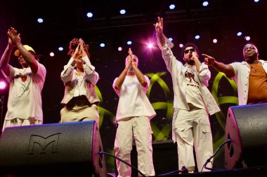 Rashid, Brezilya 'da yaz aylarında sahne alıyor. 18 Temmuz 2025, New York, ABD: sao paulo tabanlı rapçi Rashid kargayı kazandı (niyi fote / the new ws2)