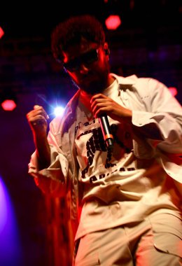 Rashid, Brezilya 'da yaz aylarında sahne alıyor. 18 Temmuz 2025, New York, ABD: sao paulo tabanlı rapçi Rashid kargayı kazandı (niyi fote / the new ws2)