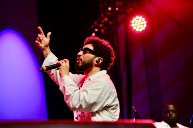 Rashid, Brezilya 'da yaz aylarında sahne alıyor. 18 Temmuz 2025, New York, ABD: sao paulo tabanlı rapçi Rashid kargayı kazandı (niyi fote / the new ws2)