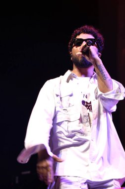 Rashid, Brezilya 'da yaz aylarında sahne alıyor. 18 Temmuz 2025, New York, ABD: sao paulo tabanlı rapçi Rashid kargayı kazandı (niyi fote / the new ws2)