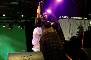 Tulipa Ruiz yazın Brezilya 'da sahne alacak. 18 Temmuz 2025, New York, ABD: Tulipa Ruiz, Brezilyalı şarkıcı ve söz yazarı, güçlü sesiyle ve etkileyici sözleriyle tanınır. (niyi fote / the new ws2)