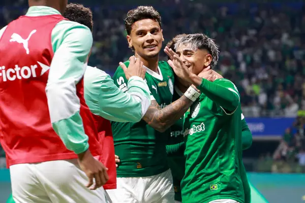 Sao Paulo (sp), Brezilya 21 / 07 / 2025 Kolombiyalı oyuncu Richard Rios 'un 16 Temmuz 2025' te Palmeiras 'ta oynadığı son maç (leco viana / theenews2)