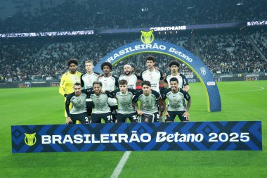 Sao Paulo (SP), 7 / 23 / 2025 - Brezilya Futbol Şampiyonası 'nın 16. turu için Corinthians ve Cruzeiro arasında oynanan karşılaşmada Korintliler takımı (leco viana / thews2)
