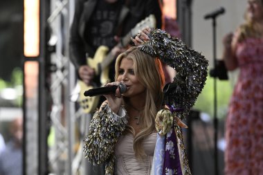 Today Show 'da Jessica Simpson. 23 Temmuz 2025, New York, New York, ABD. Jessica Ann Johnson ya da Jessica Simpson, Amerikalı şarkıcı, aktris ve moda girişimcisidir. (Victor m matos / the new ws2)